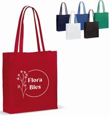 Katoenen shopper als promotietas voor beurzen